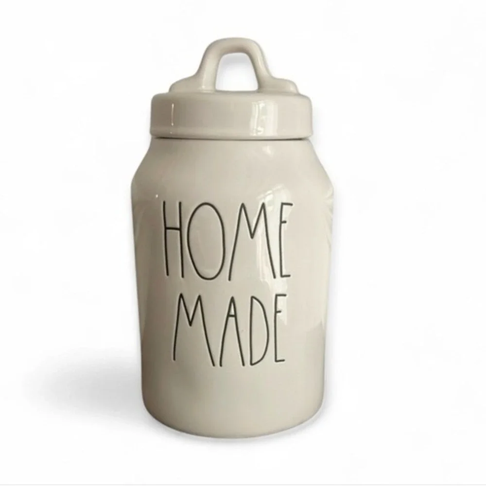 Rae Dunn White Homemade Canister Farmhouse Kitchen Decor‎